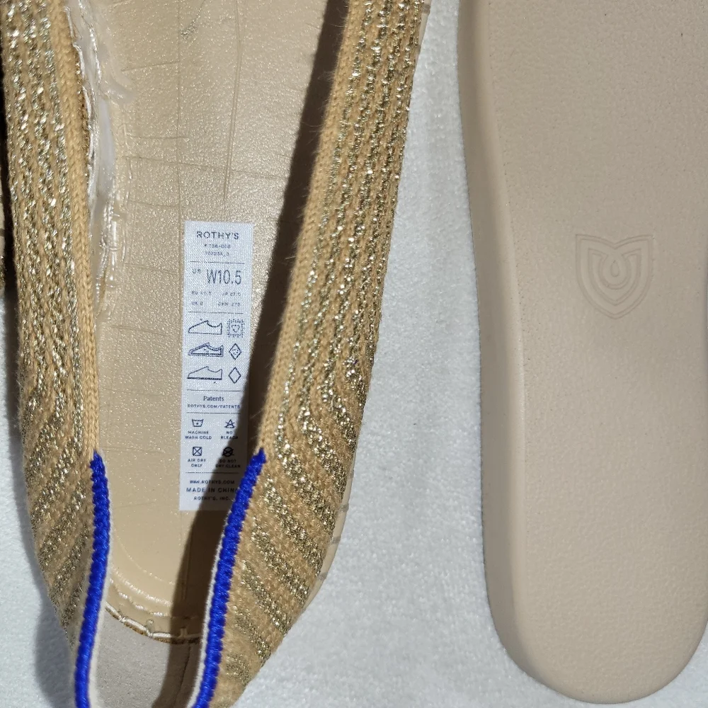 Rothy's Tan Espadrilles Slip-On Comfort Women’s Size 10.5